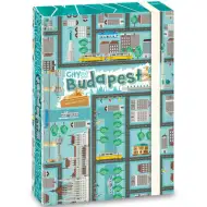 City of Budapest füzetbox gumis pánttal A/5