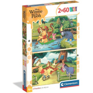 Micimackó kalandjai 2x60db-os Supercolor puzzle - Clementoni