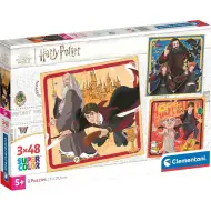 Harry Potter 3x48db-os Supercolor puzzle - Clementoni