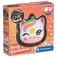 Crazy Chic: Szemhéjfesték és applikátor unikornis alakú tárolóban - Clementoni