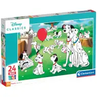 Disney klasszikusok: 101 Kiskutya 24 db-os maxi supercolor puzzle - Clementoni
