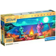 Disney Stitch – Tengerparti piknik panoráma 1000 darabos puzzle - Clementoni