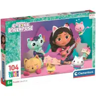 Gabi babaháza: Super Color Puzzle 104 darabos - Clementoni