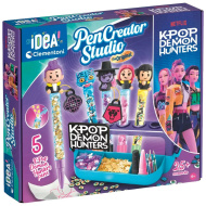 Idea! K-Pop Démonvadászok: Kreatív tollkészítő stúdió 5 tollal – Clementoni
