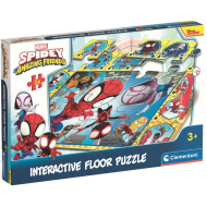 Póki és csodálatos barátai interaktív 24db-os padló puzzle - Clementoni