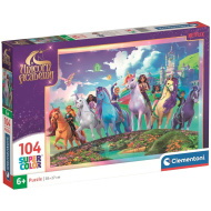 Unikornis Akadémia a csapat 104db-os Supercolor puzzle - Clementoni