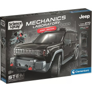 Science &amp; Play: Mechanikai műhely – Jeep Recon építőkészlet - Clementoni
