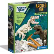 Science &amp; Play: T-Rex fluoreszkáló régészeti készlet - Clementoni
