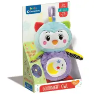 Clementoni Baby: Zenélő plüss bagoly éjszakai fénnyel