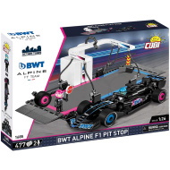 COBI: BWT Alpine F1 boxutca versenyautóval építőjáték (1685)
