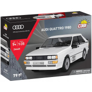 COBI: Audi Quattro 1980 fehér autó építőjáték (24665)