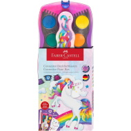 Faber-Castell: Connector 12db-os vízfesték készlet összeilleszthető palettákkal, unikornisos