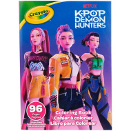 Crayola: K-Pop Demon Hunters 96 oldalas színezőkönyv matricákkal