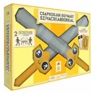 Csapkodjuk egymást szivacskardokkal társasjáték