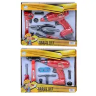 Csavarbehajtó barkács játékszett két változatban