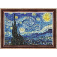 ArtFrame: Van Gogh - Csillagos éj 500db-os puzzle kerettel - Trefl