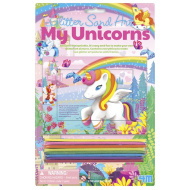 Csillogó unikornis homokkép készítő kreatív szett