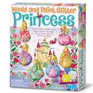 Csillogó hercegnő gipsz hűtőmágnes készítő kreatív játék