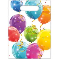 Csillogó lufik party táska 6db-os szett