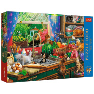 Tea Time Csintalas kiscicák 1000db-os prémium puzzle - Trefl