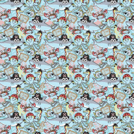 Cardex: Kalózos tengeri kaland csomagolópapír 100x70cm