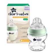 Tommee Tippee: Closer To Nature átlátszó üveg cumisüveg 150ml (0 hó+)