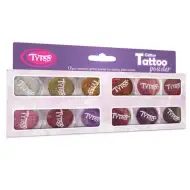 TyToo: Meleg színek válogatása csillámpor szett 12x2,5ml