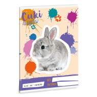 Ars Una: Cuki Állatok - Nyuszi A/5 1.osztályos vonalas füzet 14-32