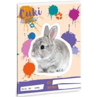 Ars Una: Cuki Állatok - Nyuszi sima füzet A/5 20-32