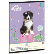 Ars Una: Cute Animals - Aussie vonalas füzet A/5 21-32