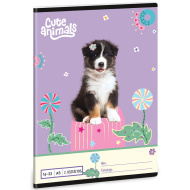 Ars Una: Cute Animals-Aussie 2.osztályos vonalas füzet A/5 16-32