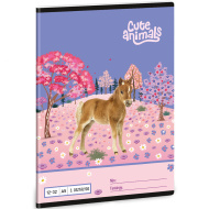 Ars Una: Cute Animals - Horse A/5 3.osztályos vonalas füzet 12-32