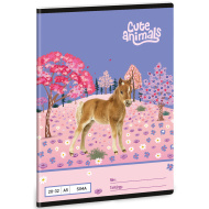 Ars Una: Cute Animals - Horse sima füzet A/5 20-32