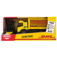 DHL Volvo teherautó targoncával - Dickie Toys