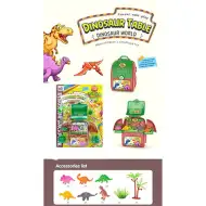 Hordozható dinós játszóasztal