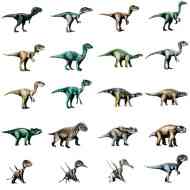 Dinoszaurusz figura 3D kártyával