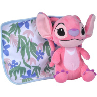 Disney Stitch Angyal plüss figura takaróval 25cm-es - Simba Toys
