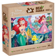 Ariel két világa 2 az 1-ben 48db-os Eco mini puzzle és színező 35x25cm - Lisciani