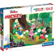 Mickey egér és barátai erdei kalandja 104db-os maxi supercolor puzzle - Clementoni