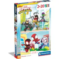 Disney Spidey 2x20db-os Supercolor puzzle - Clementoni