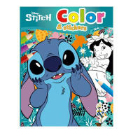 Luna: Disney Stitch színező füzet matricákkal 32 oldal