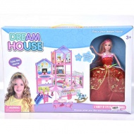 DIY csináld magad összeépíthető babaház 30cm-es babával