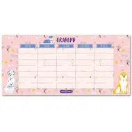 Ars Una: Doggy Friends egylapos, kétoldalas órarend