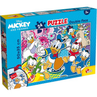 Disney Donald kacsa 2 az 1-ben 24db-os puzzle és színező 50x35cm - Lisciani