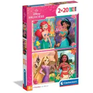 Disney Hercegnők 2 az 1-ben puzzle - Clementoni