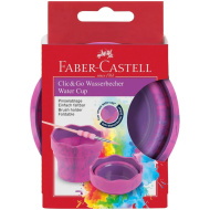 Faber-Castell: Click and Go rózsaszín márvány ecsettál