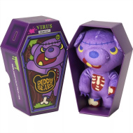 Deddy Bear Virus plüss koporsóban, 5. sorozat, 15cm