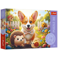 Egy nap Corgi kutyával 30db-os puzzle - Trefl