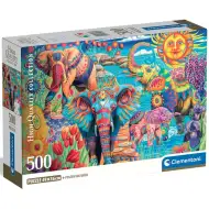 Az elefántok karneválja 500db-os HQC kompakt puzzle - Clementoni
