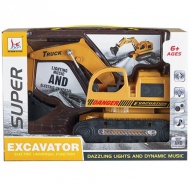 Elektromos exkavátor fénnyel és hanggal